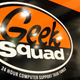 A “Geek Squad” sign hangs on a door to the computer-repair facility in a Best Buy store on June 6, 2006, in Niles, Ill.